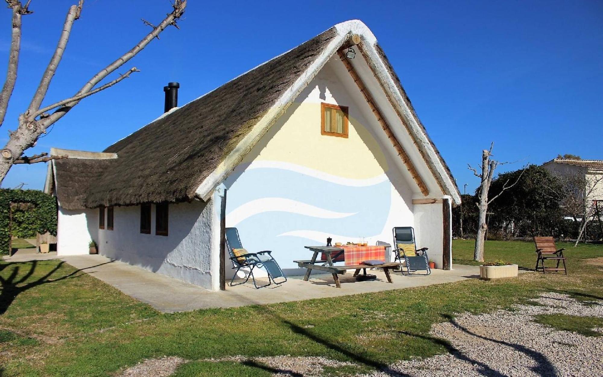 Barraca Tipica Del Delta, Con Piscina, Jardin Y Barbacoa - Deltavacaciones Villa Sant Jaume d'Enveja Buitenkant foto