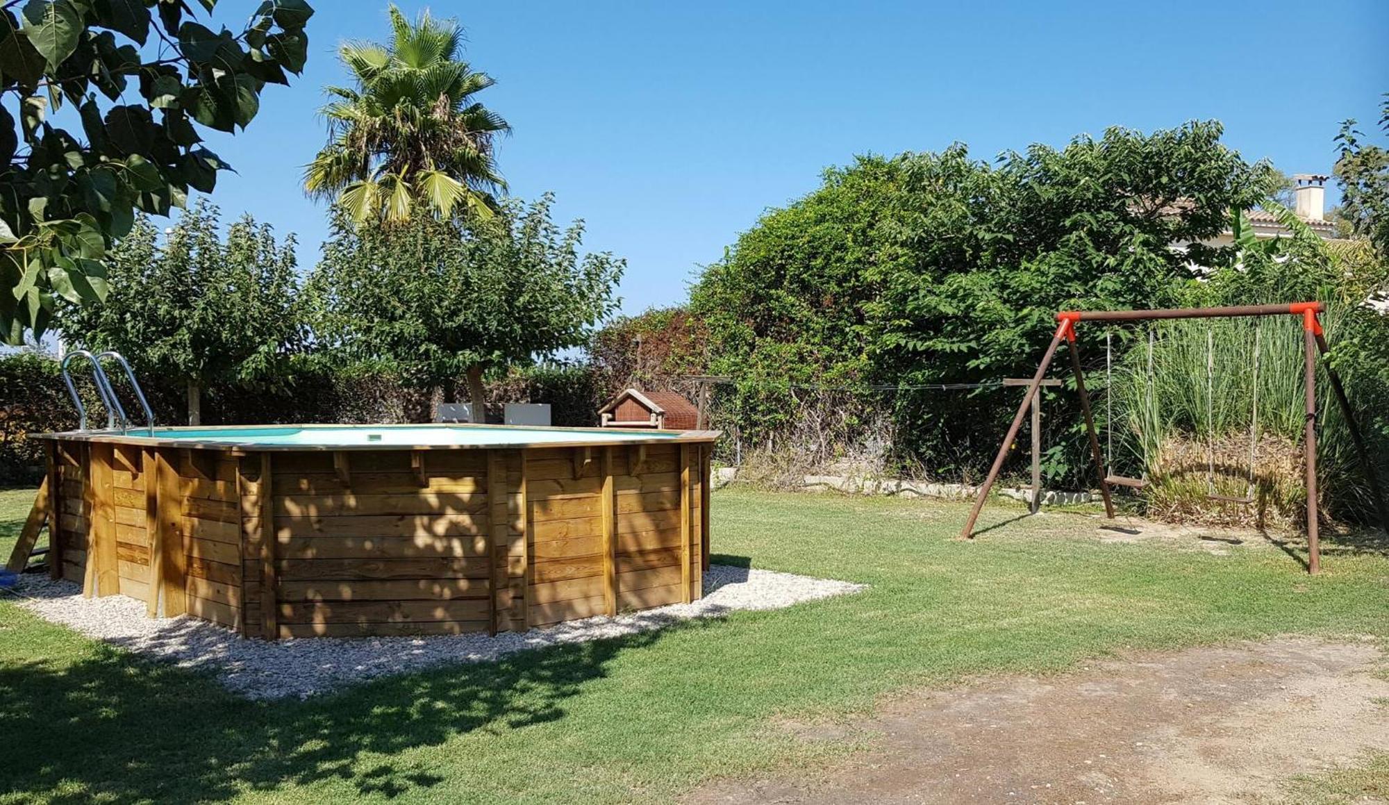 Barraca Tipica Del Delta, Con Piscina, Jardin Y Barbacoa - Deltavacaciones Villa Sant Jaume d'Enveja Buitenkant foto
