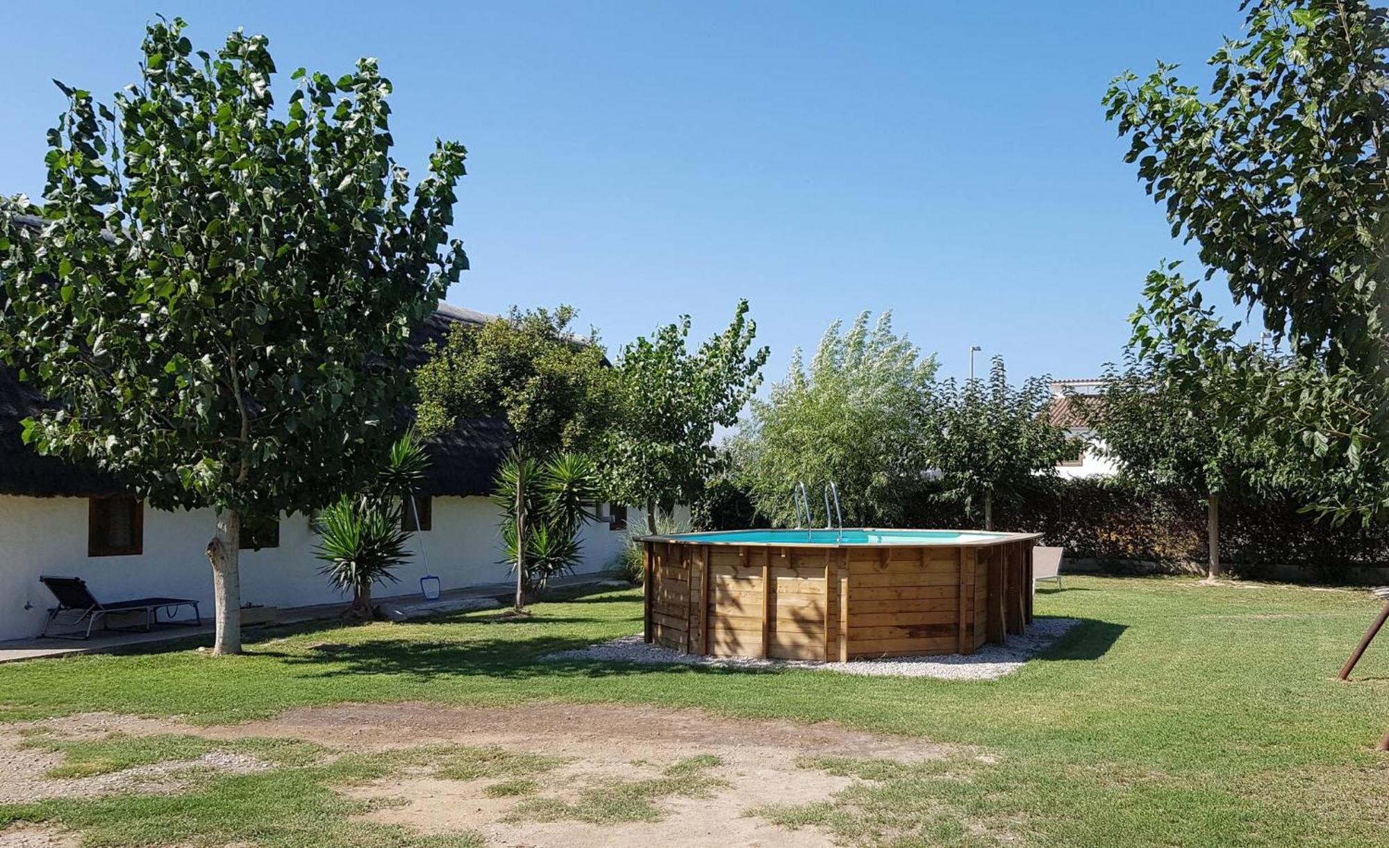 Barraca Tipica Del Delta, Con Piscina, Jardin Y Barbacoa - Deltavacaciones Villa Sant Jaume d'Enveja Buitenkant foto