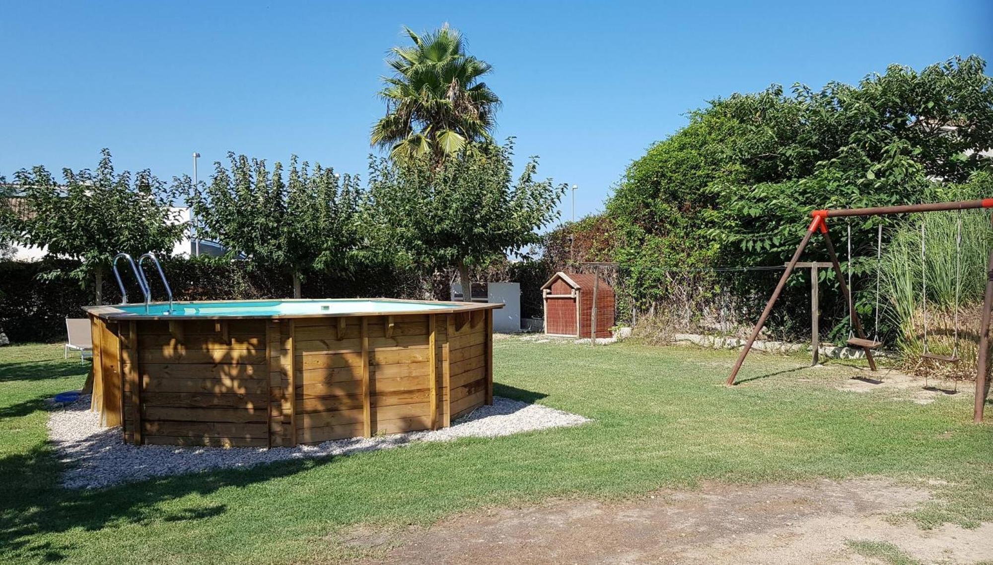 Barraca Tipica Del Delta, Con Piscina, Jardin Y Barbacoa - Deltavacaciones Villa Sant Jaume d'Enveja Buitenkant foto
